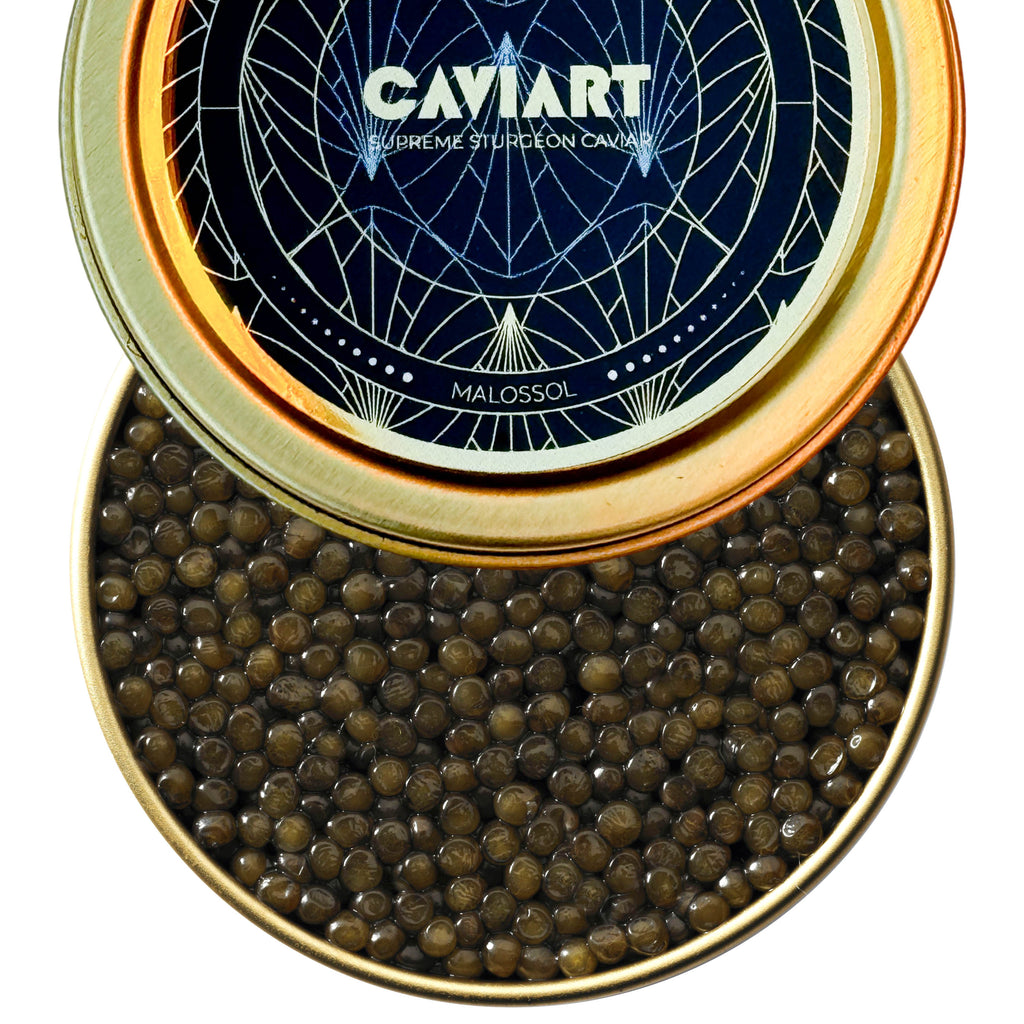 Kaluga Sturgeon Caviar, Caviart Supreme Sturgeon Roe, Malossol 1 oz | 28 g