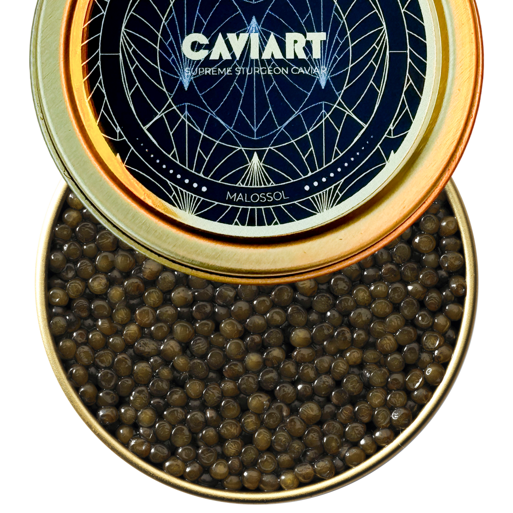 Kaluga Sturgeon Caviar, Caviart Supreme Sturgeon Roe, Malossol 1 oz | 28 g