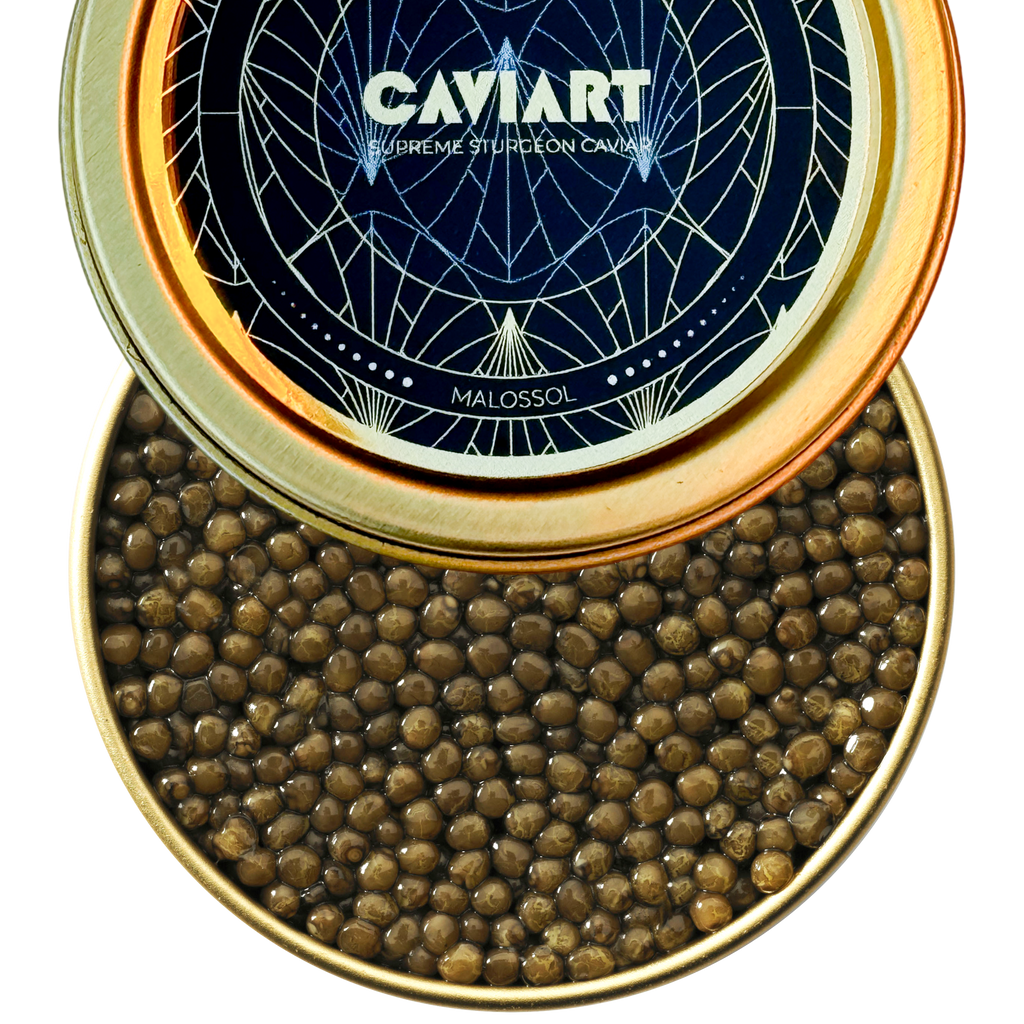 Diamond Osetra Caviar, Caviart Supreme Sturgeon Roe, Malossol 1 oz | 28 g